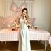 Women's French Sweet Strapless Ruched Off Shoulder Belted Maxi Dress – Designer Summer Gown_ecoleips.com
