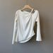 Yanshuang High-End Feel Asymmetrical Twist Long Sleeve T-Shirt For Women Autumn Irregular Slimming Off-Shoulder Knitted_ecoleips.com