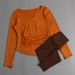 Fitness Suits Yoga Suits Long Sleeved Tops For Women Loose Breathable Yoga T Shirt Cover Up V Neck Quick Drying Running Sports_ecoleips.com