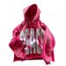 Women's Clothing Sweater Pullover Top Letter Embroidery Hooded Long Sleeve Loose_ecoleips.com