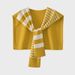 Women’s Clothing Niche Design And High End Black And White Asymmetrical Striped Knitted Shawl To Wear As An Outerwear In Summer Air Conditioned Rooms_ecoleips.com