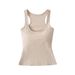 Women's Clothing Summer New Eight Color Hot Girl Street Flaming Suspender Vest Women With Chest Pad Elasticity Slimming Outerwear_ecoleips.com