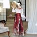 New Chinese Hanfu Mamian Skirt Heavy Embroidery Cloud Shoulder Engagement Spring Summer Petite Suit Plus Size National_ecoleips.com