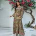 Verve AB442 Muslim Abaya Printed Rhinestone Dress Ultra Soft Fabric Loungewear Dubai Jalabiya_ecoleips.com