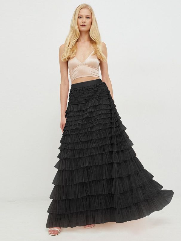 Aria Basics Aria Basics 2025 European American Cross-border Summer Hot Item: Fashionable Mesh Cake Skirt For Women On Independent E-commerce_ecoleips.com