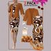 plus Size Two Piece Set Women's Geometric Print Sleeveless Dress Three Quarter Sleeve Cardigan_ecoleips.com