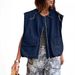 2024 Cross-Border European And American New Sleeveless Pocket Loose Vest Zipper Jacket For Women_ecoleips.com