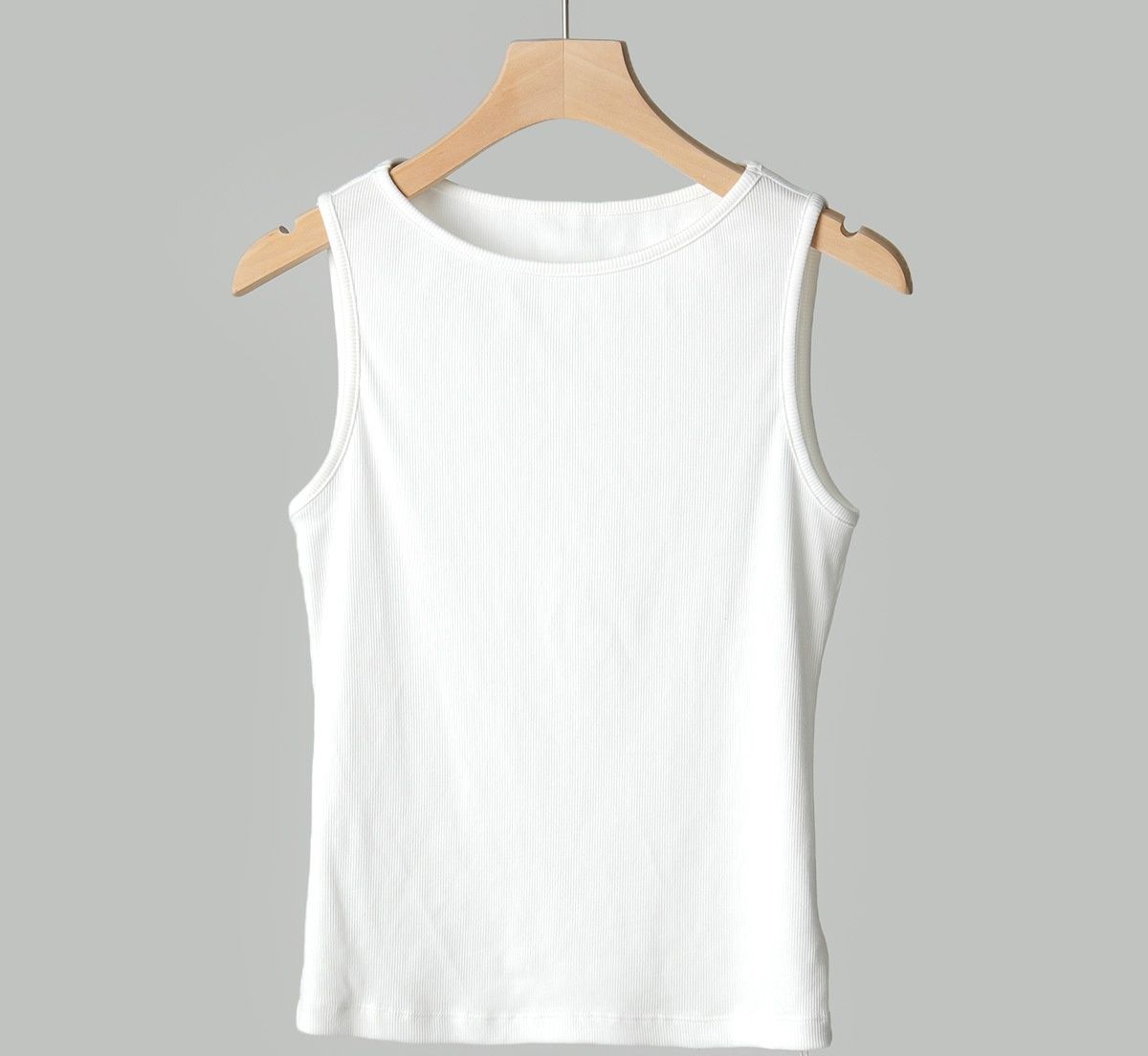 Made With High-quality Materials, High-elastic Ribbed Cotton, Wide Shoulder Straps, Sleeveless Tank Top Women, 2025_ecoleips.com