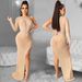 Women's Clothing sexy nightclub dress mesh see-through irregular long skirt for women_ecoleips.com