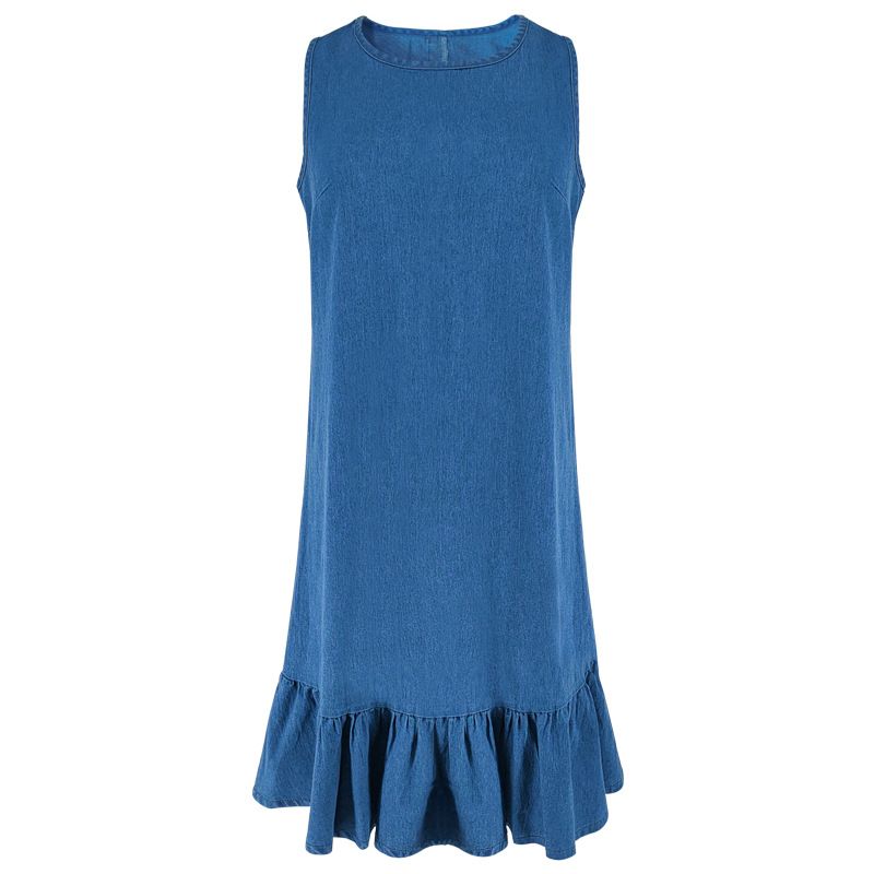 K Women's New Denim Dress Fashionable_ecoleips.com