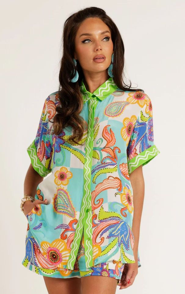 Women's Clothing Casual Fashion Linen Temperament Shirt Shorts Suit_ecoleips.com