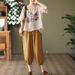 Ethnic-Style Printed Short-Sleeved Cotton-Linen Top A Versatile, Artistic, And Retro T-Shirt Perfect For Summer 2026._ecoleips.com