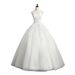 White plus Size Wedding Dress 2025 New Style European And American Style Train Wedding Dress for Maternity And Princess Weddings Brides_ecoleips.com