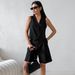Women's Clothing Vest Vest Hot Pants Set Summer Fashion New Two Piece Set_ecoleips.com