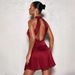 Women's Clothing Women's Blue Satin Skirt Dress High-End Fashion Sexy Hot Girl Clothing For Ladies For Formal & Casual For Women_ecoleips.com