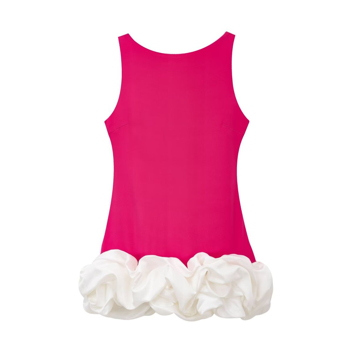 Women's Clothing ZR Style Women's Fashion Solid Color Slim Sleeveless Suspender Short Dress 8453777_ecoleips.com
