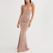 Women's Clothing Fishbone Backless Suspender Fishtail Skirt Long Dress_ecoleips.com