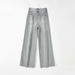 Women's Gray Wide-leg Jeans, 2026 Spring New Style, High-waisted, Casual, Loose, Drapey, Straight-leg, Elegant For_ecoleips.com