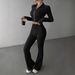 Cross-Border Autumn Winter New European American Style Women's Short Long Sleeve Zipper Fashion Casual Sweatshirt Jacket_ecoleips.com