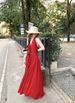 Women's Clothing Slightly Plump Retro Halter Neck Sexy Dress Summer Lazy Style Design Wandering Travel Vacation Ankle Long Skirt_ecoleips.com
