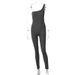 Women's Slim Fit One Shoulder Jumpsuit Solid Color Milk Silk European American Style Summer Clothing Hip Lifting Yoga Style_ecoleips.com