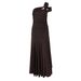 Women's Clothing Women's Solid Color Off-Shoulder Dress Pleated Side Slits Spring Summer Sexy Dress For Formal & Casual_ecoleips.com