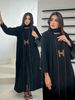 Women's Clothing Middle Eastern Muslim Abaya Fashion Robe Dress Belt Outer Coat_ecoleips.com