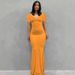 Women's Clothing Long Dress Casual Slim Long Sleeved Home Dress_ecoleips.com