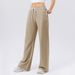 Wide-leg Sweatpants Women's High-waisted Loose Outdoor Running Fitness Trousers Solid-color Casual Sports Trousers_ecoleips.com