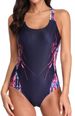 Women's Clothing One Piece Swimsuit Racing Tight Stitching Sports Swimming Swimsuit Triangle Backless Professional Swimsuit_ecoleips.com