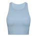 New High Neck Sports Vest With Chest Pads For Women, Barely There Feel, Fitness Yoga Bra DT169_ecoleips.com
