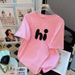 Women's Clothing Pure Cotton White T Shirt Short Sleeved Fashionable Loose Slim Half Sleeved T Shirt_ecoleips.com