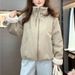 girl Girl New European Parka For Women 2025 Winter Fleece-Lined Workwear Jacket Petite Lamb Wool Cotton Coat_ecoleips.com