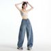 Wholesale High-waisted Wide-leg Loose Curved Jeans For Women, New Summer Hot-selling Casual Long Pants, Extra-long_ecoleips.com