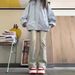 Yellow Flared For Women, Summer, Spring, Autumn 2025 New American Style High-waisted Slim-fit Petite Bootcut Jeans_ecoleips.com