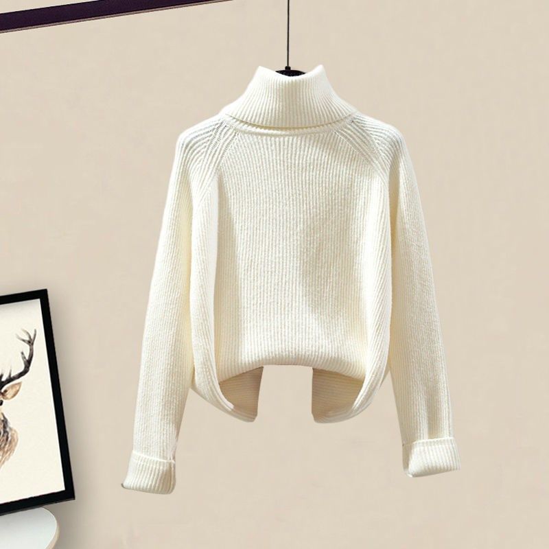 Women's Clothing Knitted Sweater & Jeans Two-Piece Set Plus Size Autumn Knitted Sweater & Ripped Jeans Two-Piece Set – Soft Style Slimming Outfit_ecoleips.com