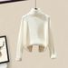Women's Clothing Knitted Sweater & Jeans Two-Piece Set Plus Size Autumn Knitted Sweater & Ripped Jeans Two-Piece Set – Soft Style Slimming Outfit_ecoleips.com