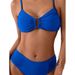 Women's Push-Up Bikini Set – Backless & Sexy Two-Piece Swimsuit In Burgundy, Royal Blue & More (S-L)_ecoleips.com