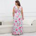 Women's Clothing Dress Suspenders Printed Fat Mm Plus Fat Summer Ice Silk Long Skirt_ecoleips.com