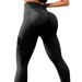 Women's High Waisted Fitness Pants American Style Peach Shaped Butt Lifts Tummy Flattens Sports Yoga Trousers Polyester_ecoleips.com