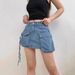 Women's Street Style Sexy 3D Pocket Cargo Denim Mini Skirt Hot Selling Clothing_ecoleips.com