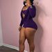 K European And American Style New Personalized Street Sexy Hot Girl Deep V Low Cut Solid Color Slim Fit Jumpsuit_ecoleips.com