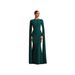 Women's Sleeveless Bodycon Midi Dress, Solid Color High-Slit Stretchy Office & Evening Dress, Elegant Round Neck Cocktail Dress_ecoleips.com