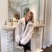 Turntable Stand-up Collar Fox Fur Fur Coat Women's Furry Fashion Top_ecoleips.com