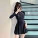 Women's Long Sleeved One Piece Swimsuit Slimming Sporty Elegant INS Style Hot Spring New Fit Conservative_ecoleips.com
