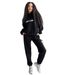 Spring And Autumn Women's Fashion Hooded Printed Sweater Sports And Leisure Suit_ecoleips.com