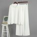 Women's Clothing Women's Knitted Collar Sweater Set Long Sleeved Top And Trousers Two Piece Warm Autumn Winter Style_ecoleips.com
