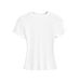 Women's Clothing Thread Tight Short Sleeved T Shirt Women's Summer Slim Round Neck Solid Color Elastic Sports Top_ecoleips.com