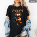 Funny F-Caw-F Shirt, Rooster Meme Shirt, Sassy Bird Lover Shirt, Moonlit Raven Shirt, Black Bird Shirt, Chicken Meme Shirt_ecoleips.com