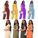 Women's Clothing Fashion Casual Wide Leg Two Piece Suit_ecoleips.com
